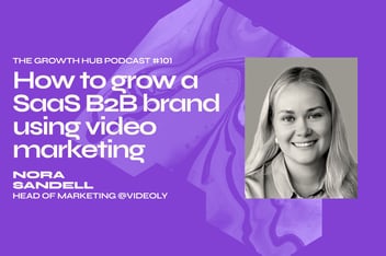 grow a b2b brand with video marketing, with Nora Sandell